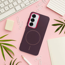 Заредете изображение във визуализатора на галерията – FRAME MAG COVER Case compatible with MagSafe for SAMSUNG S26 Edge purple
