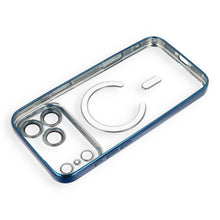 Заредете изображение във визуализатора на галерията – Case for iPhone 18 Pro / 17 Pro Electro Mag Cover compatible with MagSafe navy blue
