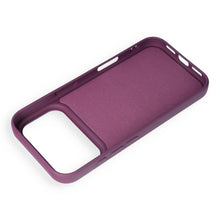 Заредете изображение във визуализатора на галерията – Case for iPhone 18 Pro / 17 Pro Silicone Mag Cover compatible with MagSafe (big hole) dark cherry
