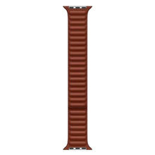 Заредете изображение във визуализатора на галерията – Apple MP853AM/A magnetic leather strap for Apple Watch 45 / 42 mm S/M - brown
