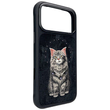 Заредете изображение във визуализатора на галерията – NIMMY case LUCKY FASHION CAT compatible with MagSafe for IPHONE 18 Pro Max/17 Pro Max black
