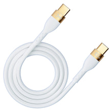 Заредете изображение във визуализатора на галерията – 3mk Hyper Silicone Cable USB-C / USB-C 100W 2m - white
