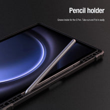 Заредете изображение във визуализатора на галерията – Nillkin Bumper Leather Case Pro case for Samsung Galaxy Tab S9 FE+ - black
