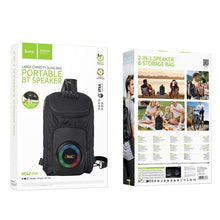Заредете изображение във визуализатора на галерията – Speaker bluetooth 8W 3h backpack shape 6L Hoco HC42 black
