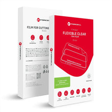 Заредете изображение във визуализатора на галерията – Cutting film for cutting machine 2nd and 3rd gen, Forcell F-Protect Flexible CLEAR 196 x 125 mm 25 pcs transparent
