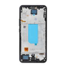 Заредете изображение във визуализатора на галерията – REWA lcd display for SAMSUNG A34 5G OLED black with frame
