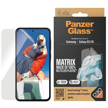 Заредете изображение във визуализатора на галерията – PanzerGlass Matrix Ultra-Wide Fit foil with positioner for Samsung Galaxy A55 5G
