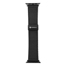 Заредете изображение във визуализатора на галерията – FORCELL F-DESIGN FA21 eco leather strap for APPLE Watch 38 / 40 / 41 mm black
