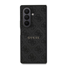 Заредете изображение във визуализатора на галерията – GUESS case for SAMSUNG Z Fold7 GUHMZFD7P4MSEGCK (Magnetic 4G PU W/ Classic) black
