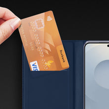 Заредете изображение във визуализатора на галерията – DUX DUCIS wallet case SKIN PRO for SAMSUNG S25 Edge blue
