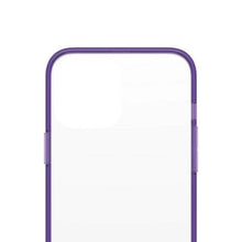 Заредете изображение във визуализатора на галерията – PanzerGlass ClearCase antibacterial Military Grade certified case for iPhone 13 Pro Max - transparent purple
