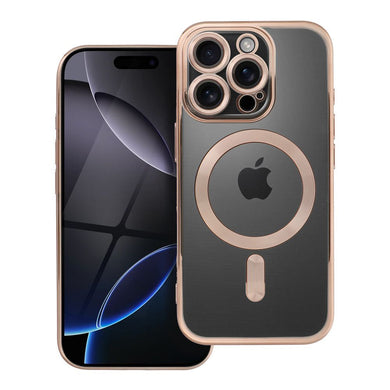 ELECTRO MAG COVER case compatible with MagSafe for IPHONE 16 Pro brown