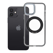 Заредете изображение във визуализатора на галерията – Case for iPhone 12 Frame Circle Stand compatible with MagSafe black

