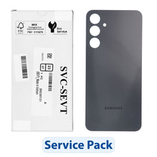 Заредете изображение във визуализатора на галерията – ServicePack Back Cover for SAMSUNG A16 5G A166B Black GH82-36030A
