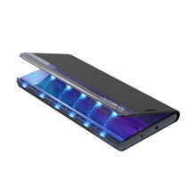 Заредете изображение във визуализатора на галерията – New Sleep View Case with flap and stand for Samsung Galaxy A55 - black
