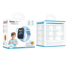 Заредете изображение във визуализатора на галерията – Smartwatch for kids 1,69" 4G GPS with call function Hoco Y108 blue
