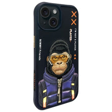 Заредете изображение във визуализатора на галерията – NIMMY case COOL&amp;CUTE 2.0 Monkey for IPHONE 15 black
