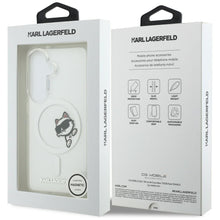 Заредете изображение във визуализатора на галерията – KARL LAGERFELD case for SAMSUNG S26 KLHMS26S6HCPSCT (Magnetic IML Peekaboo Choupette) transparent
