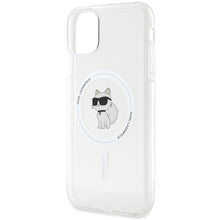 Заредете изображение във визуализатора на галерията – Karl Lagerfeld IML Choupette MagSafe case for iPhone 11 / Xr - transparent
