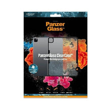 Заредете изображение във визуализатора на галерията – PanzerGlass ClearCase antibacterial case for iPad Pro 12.9" 2018 / 2020 / 2021 - transparent and black
