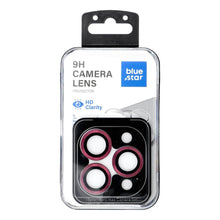Заредете изображение във визуализатора на галерията – Camera Lens Protector BLUE STAR Easy Install for IPHONE 18 PRO / 18 PRO MAX dark cherry
