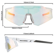 Заредете изображение във визуализатора на галерията – Rockbros SP291 photochromic UV400 cycling glasses - white
