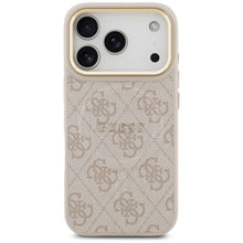 Заредете изображение във визуализатора на галерията – GUESS case for IPHONE 17 Pro compatible with MagSafe GUHMP17LP4MSEGCP (PU 4G W/ Classic) pink
