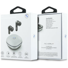 Заредете изображение във визуализатора на галерията – Wireless earphone ENC BMW TWS Leather Metal Logo BMW001140 taupe
