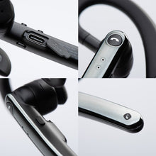 Заредете изображение във визуализатора на галерията – Wireless mono headset (ENC, Multipoint, BT 6.0 + EDR, 90mah) FORCELL Orion Slim black
