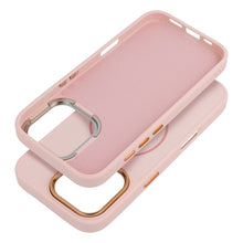 Заредете изображение във визуализатора на галерията – FRAME MAG COVER Case compatible with MagSafe for IPHONE 15 powder pink
