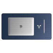 Заредете изображение във визуализатора на галерията – Eco leather desk pad Satechi ST-LDMB blue
