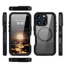 Заредете изображение във визуализатора на галерията – Waterproof case SHELLBOX GT compatible with MagSafe for IPHONE 16 Pro black
