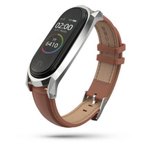 Заредете изображение във визуализатора на галерията – Tech-Protect Herms strap for Xiaomi Mi Smart Band 5 / 6 / 6 NFC - brown
