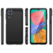 Заредете изображение във визуализатора на галерията – Tech-Protect TPUCarbon case for Samsung Galaxy M33 5G - black
