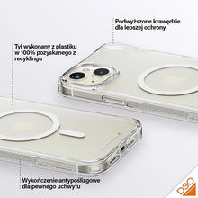 Заредете изображение във визуализатора на галерията – PanzerGlass HardCase with MagSafe with D3O and Military Grade Certified for iPhone 15 Plus / 14 Plus - Transparent
