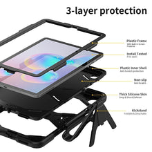 Заредете изображение във визуализатора на галерията – Tech-Protect Survive case for Samsung Galaxy Tab S6 lite 10.4" 2020-2024 - black
