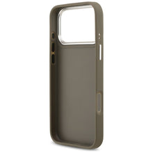 Заредете изображение във визуализатора на галерията – GUESS case for IPHONE 17 Pro Max compatible with MagSafe GUHCP17XPG4SMCEW (Grained PU W/ Big 4G Classic Logo) brown
