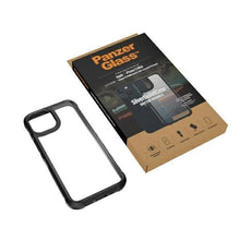 Заредете изображение във визуализатора на галерията – PanzerGlass ClearCase antibacterial Military Grade certified case for iPhone 13 mini - transparent and black
