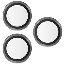 Заредете изображение във визуализатора на галерията – PanzerGlass Hoops Camera Protection for iPhone 15 Pro / 15 Pro Max - with Black Frame
