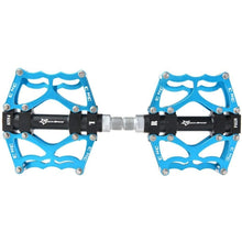 Заредете изображение във визуализатора на галерията – Rockbros JT201012LBL bicycle pedal set - blue
