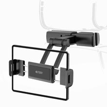 Заредете изображение във визуализатора на галерията – Tech-Protect V2 car holder for telescopic headrest for phone / tablet - black
