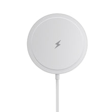 Заредете изображение във визуализатора на галерията – Wireless charger BLUE STAR Charing Pad 15w compatible with MagSafe white
