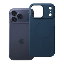 Заредете изображение във визуализатора на галерията – Case for iPhone 18 Pro Max / 17 Pro Max Silicone Mag Cover compatible with MagSafe (big hole) dark blue
