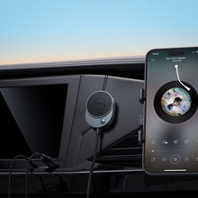 Заредете изображение във визуализатора на галерията – Wireless car receiver Hoco AUX Bluetooth with cable Jack 3,5 mm E150 metal gray
