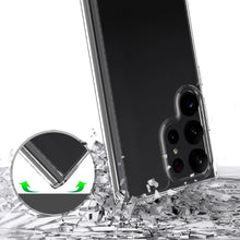 Заредете изображение във визуализатора на галерията – Tech-Protect FlexAir Hybrid case for Samsung Galaxy S23 Ultra - transparent
