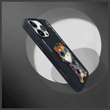 Заредете изображение във визуализатора на галерията – NIMMY case GLASSES COOL CAT for IPHONE 15 Pro black
