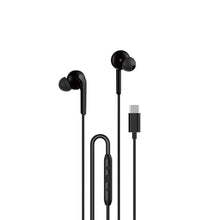 Заредете изображение във визуализатора на галерията – Dudao X3C+ wired USB-C in-ear headphones 1.2m - black
