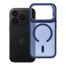 Заредете изображение във визуализатора на галерията – Гръб Forcell F-Protect Shadow Stand Premium за iPhone 18 Pro / 17 Pro с MagSafe и стойка - тъмносин
