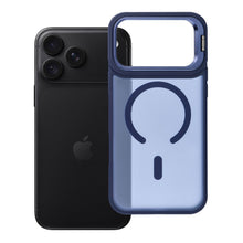Заредете изображение във визуализатора на галерията – Гръб Forcell F-Protect Shadow Stand Premium за iPhone 18 Pro Max / 17 Pro Max с MagSafe и стойка - тъмносин
