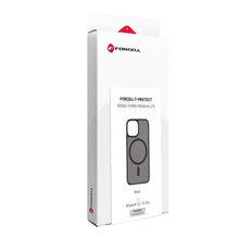 Заредете изображение във визуализатора на галерията – Гръб Forcell F-Protect Smoke Hybrid Premium Lite за iPhone 12 / 12 Pro с MagSafe - черен – снимка 7
